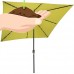 Trademark Innovations 8' Solar-Powered LED Patio Umbrella   556353561